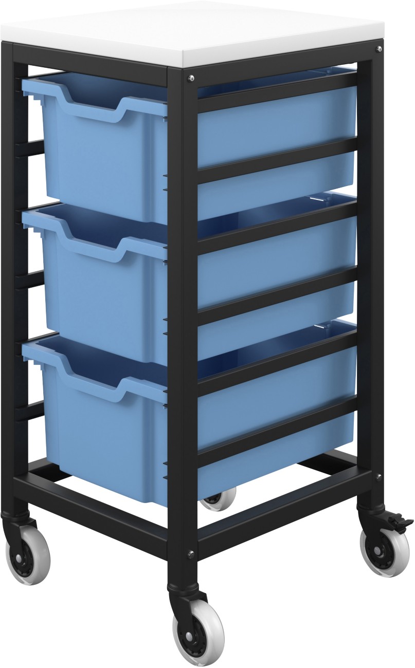 Titan Storage Unit Pp (Polypropylene) Blue 390 X 438 X 795 Mm
