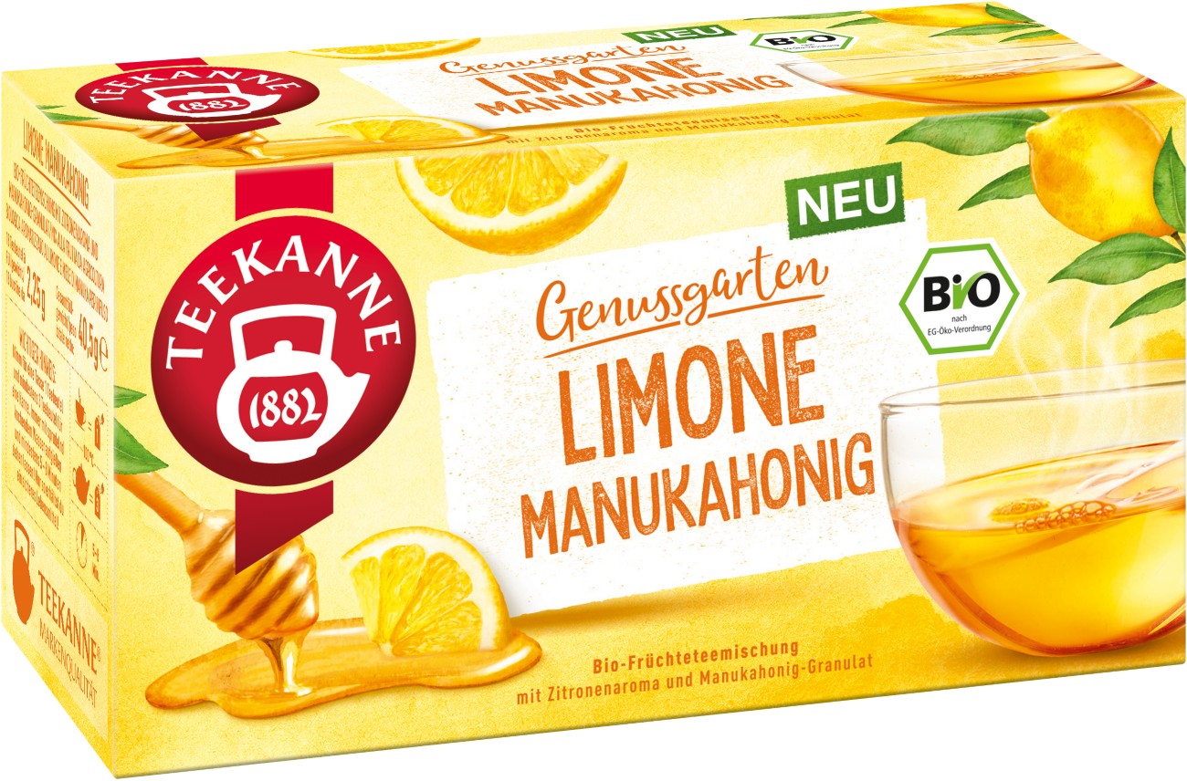 TEEKANNE Genussgarten Tee Beutel Gemischt 18 Stück à 1,8 g