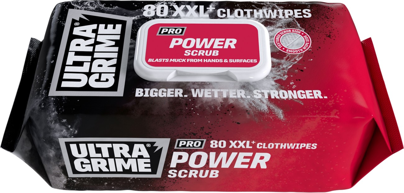 Edlp Green Ulagrime Pro Power Scrub Xxl Cloth Wipes Pk80 - Image 11