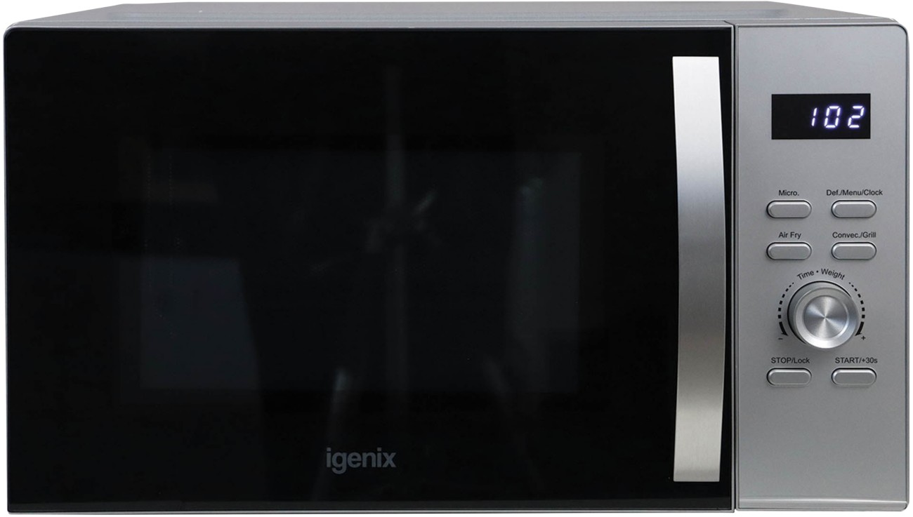 Igenix 28L 900W Digital Combination Microwave Silver With Air Fry Function