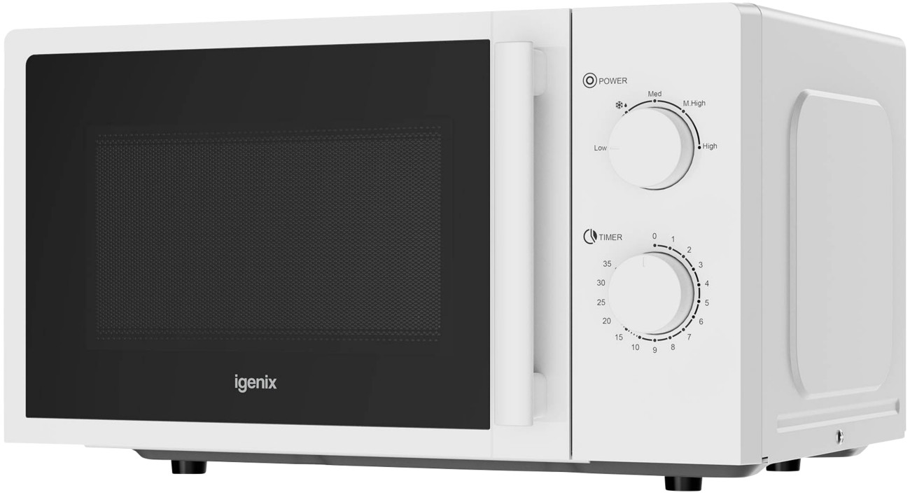 Igenix 20L 800W Manual Microwave White
