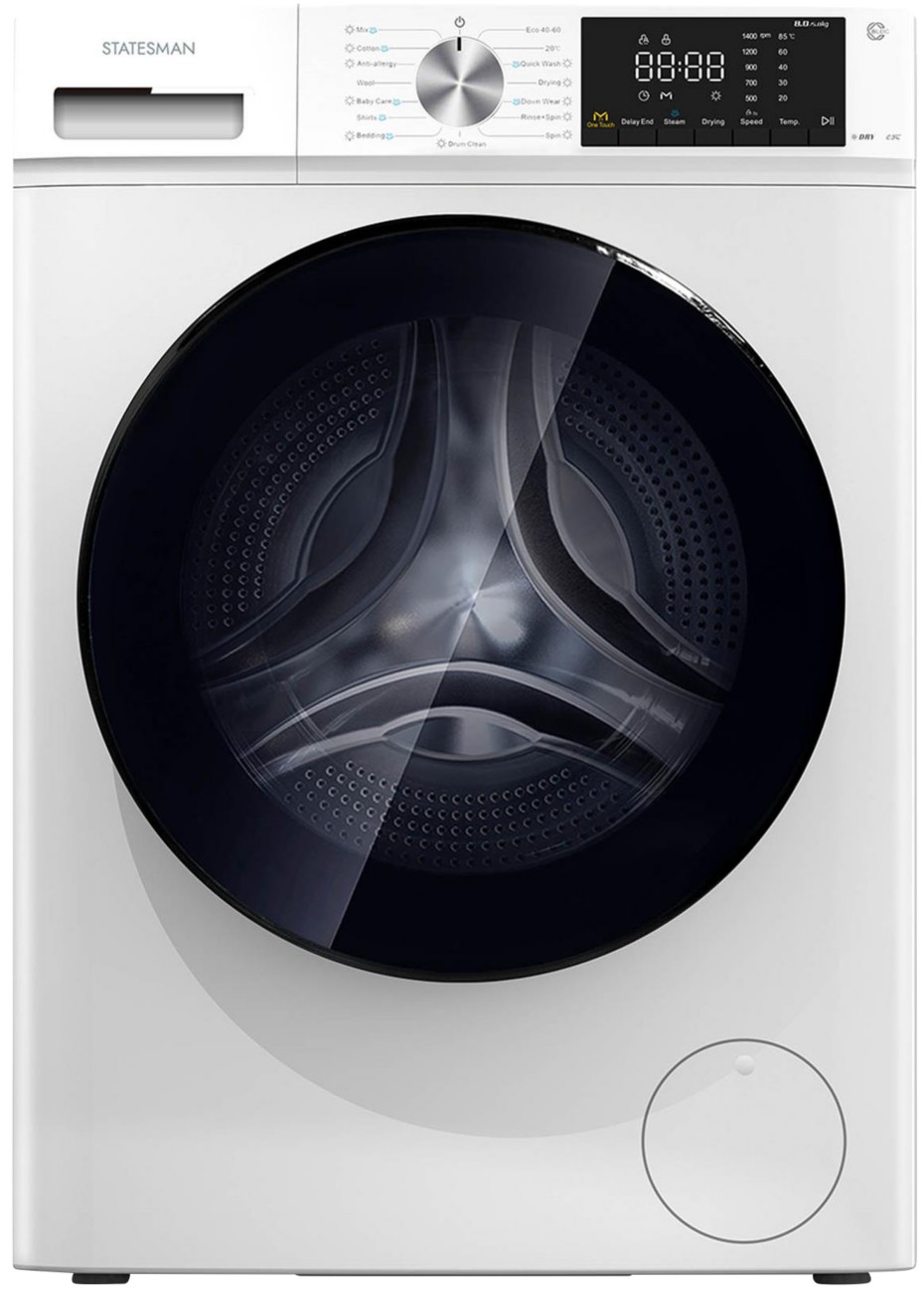 Statesman Unisex White Fwd08514w Washer Dryer + 5Kg 1400 Spin D Rated In 8Kg - Image 5