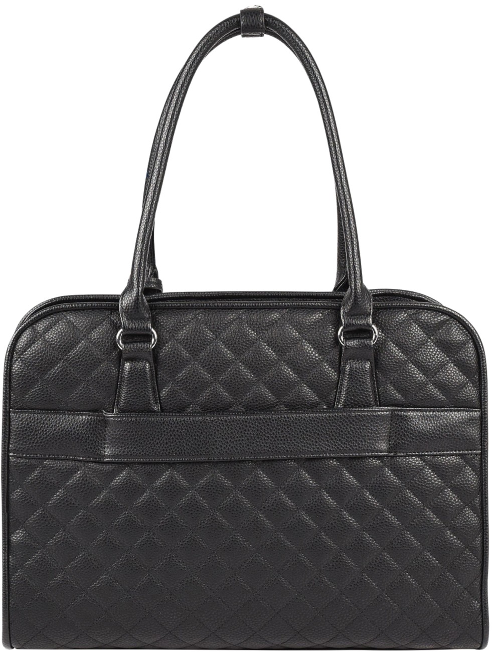 Image of SOCHA Laptop Bag for women 15.6 inch removable laptop compartment Jet Black Diamond