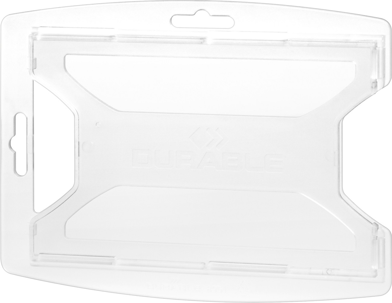 Durable Security Badge Holder Without Clip 10 X 0.64 X 7.4 Cm Pp (Polypropylene) 10 Pieces