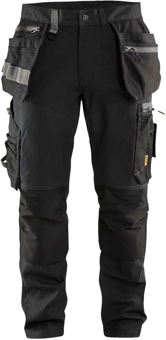 Image of BLÅKLÄDER Trousers 15991860 Cotton, PL (Polyester) Black Size 41S