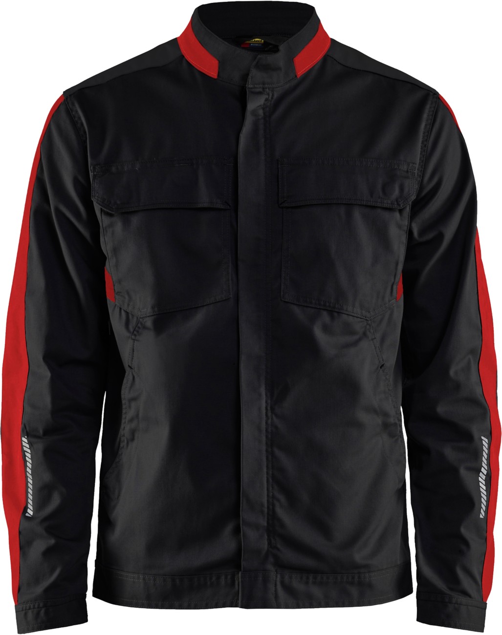 Blåkläder Black/Red Jacket 44441832 Cotton, Elastolefin, Pl (Polyester) Large
