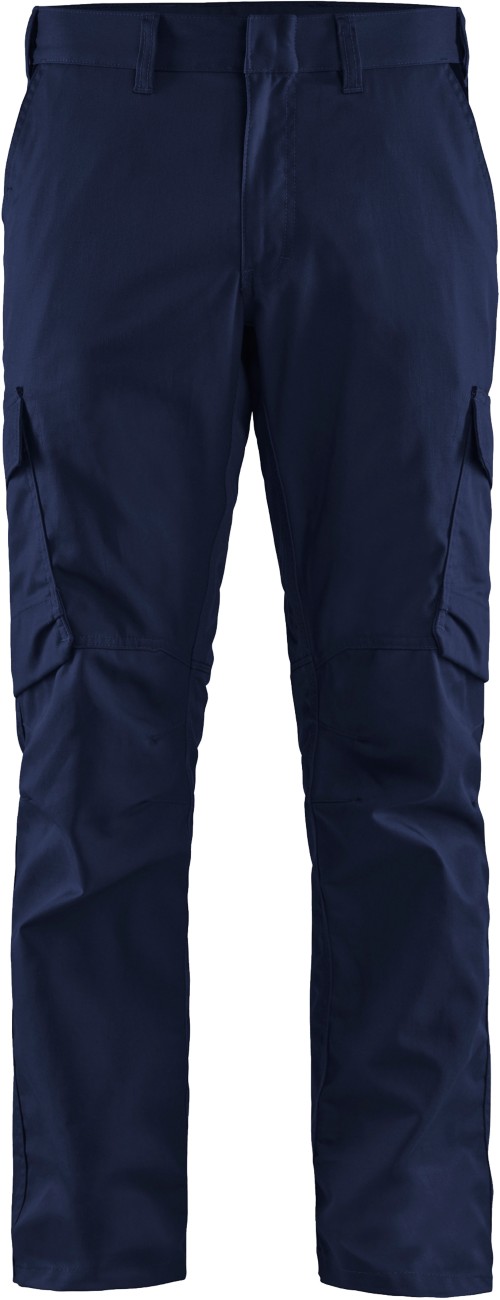 Blåkläder Trousers 14441832 Cotton, Elastolefin, Pl (Polyester) Navy Blue, Cornflower Blue Size 34L