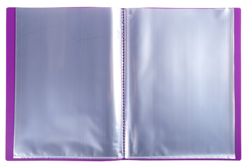 Thumbnail - Exacompta OpaK Präsentationsmappe 40 Taschen DIN A4 Violett 10 Stück