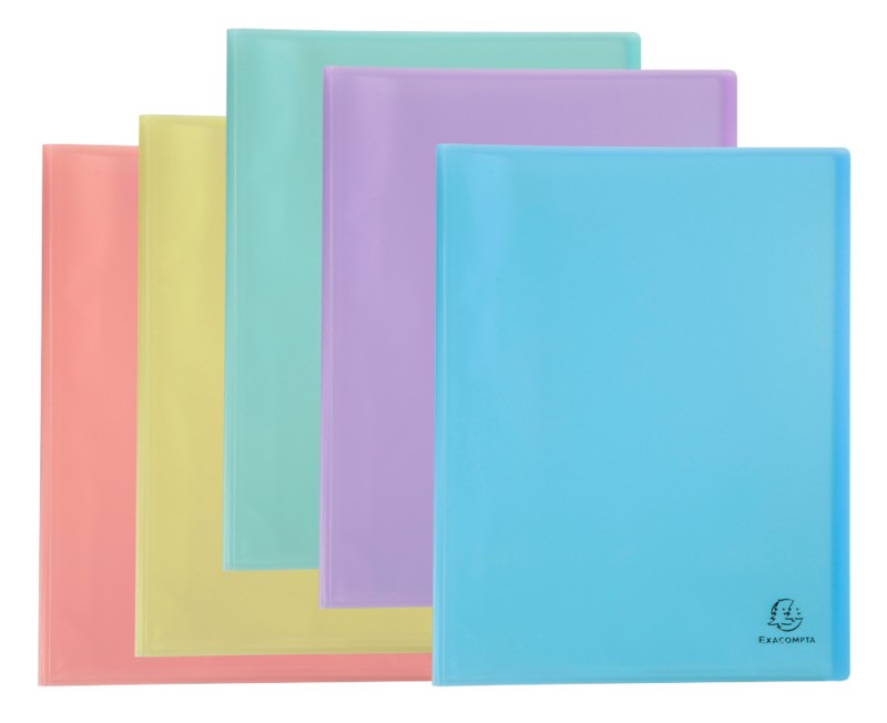Thumbnail - Exacompta Chromaline Pastel Präsentationsmappe 60 Taschen DIN A4 Farbig sortiert 8 Stück