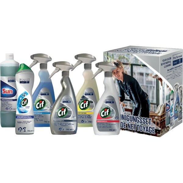 Thumbnail - Cif Pro Formula Reinigungsset Spray 6 Stück