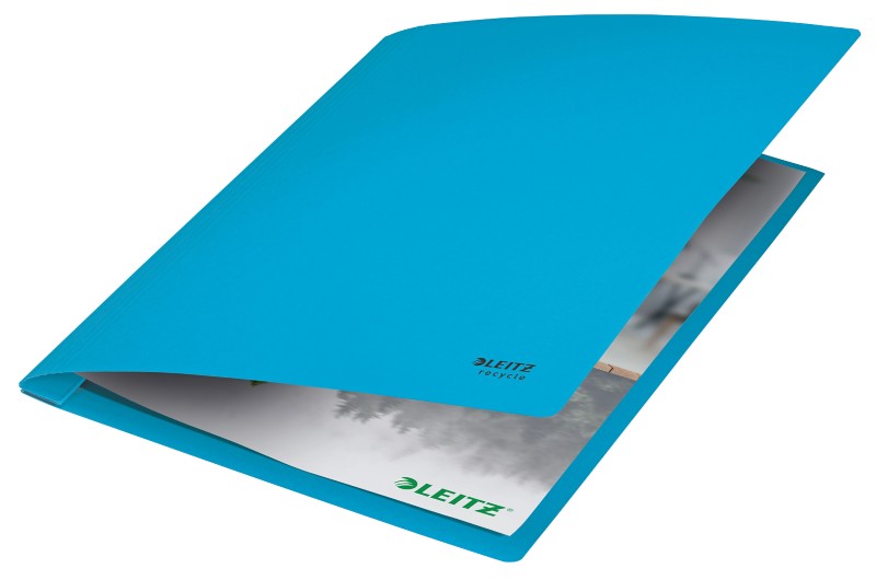 Thumbnail - Leitz Recycle Schnellhefter 3904 DIN A4 Klimaneutral Blau 100% Recycelter Karton