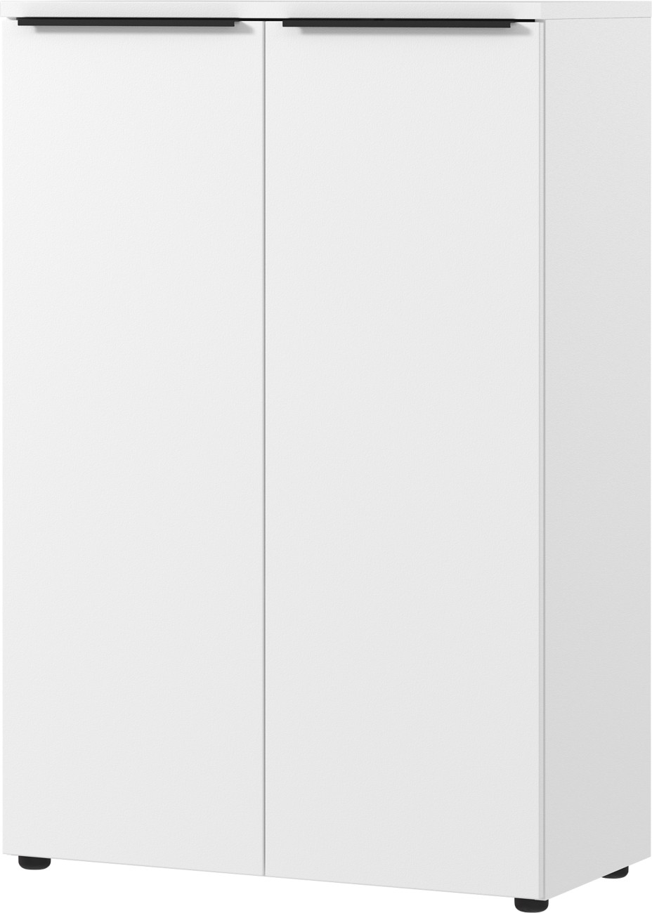 Germania Gw-Mailand Filing Cabinet Chipboard 2 Shelves 810 X 400 X 1,200 Mm White