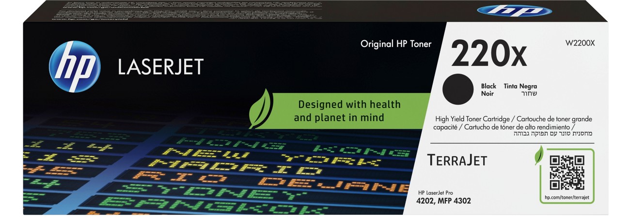 HP 220X Original Tonerkartusche W2200X Schwarz