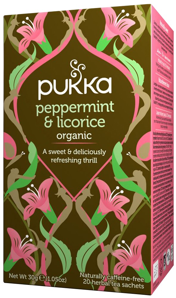Organic Peppermint & Licorice Tea 20 x Sachets (Pukka) - Image 6