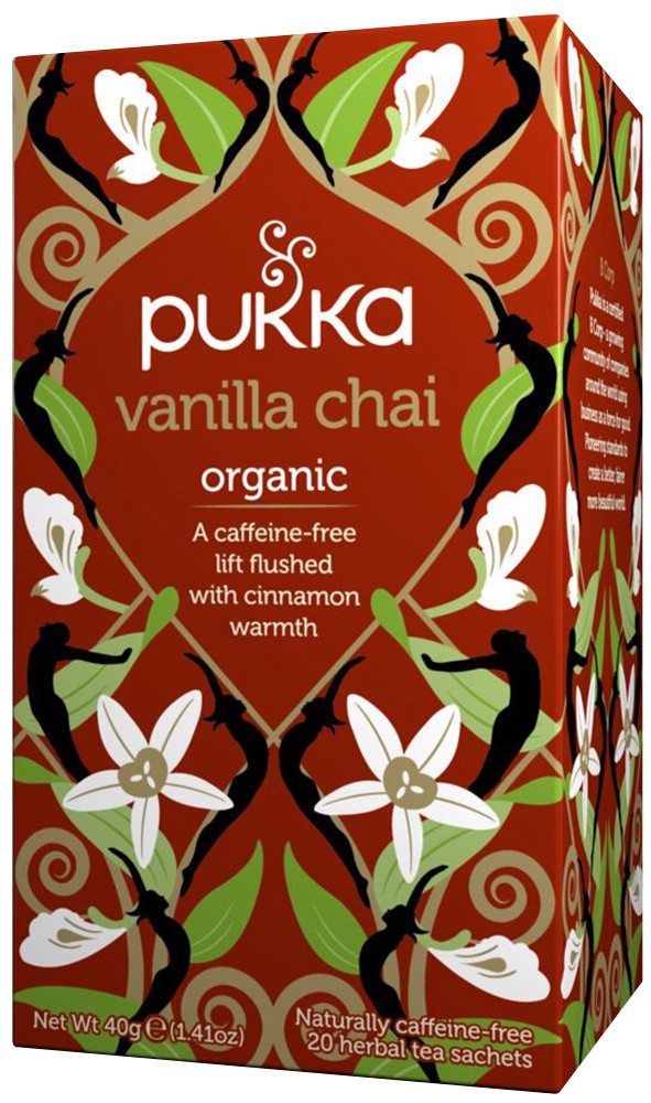 Pukka Caffeine-Free Vanilla Chai Tea Bags Pack Of 20