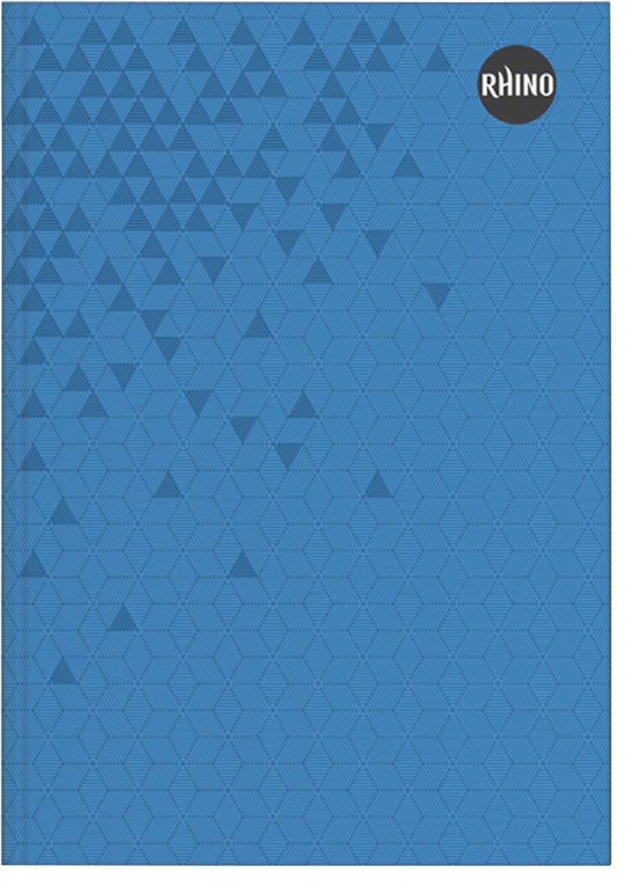 Rhino Notebook A4 Ruled Casebound Side Bound Hardback Cover Hardback 96 Pages 48 Sheets Pack Of 5