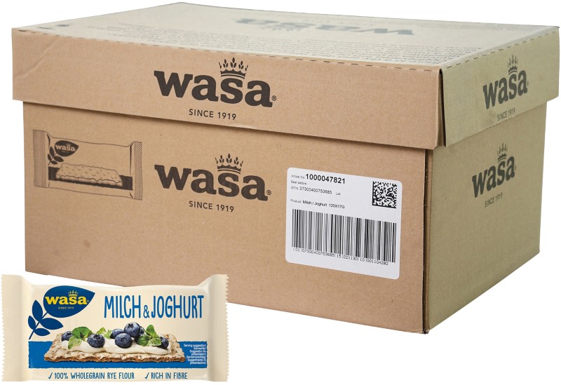 Thumbnail - WASA Milch & Joghurt Knäckebrot 120 Stück