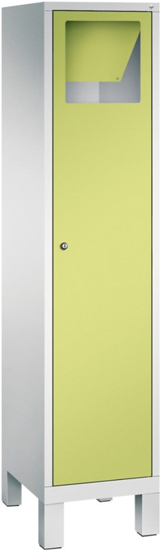 C+P S 3000 Evolo Metall Schließfach 1 Türen Zylinderschloss 420 x 500 x 1.850 mm Lichtgrau 48070-210 S10124