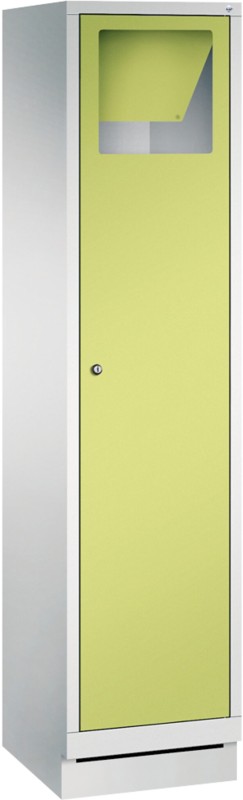 C+P S 3000 Evolo Metall Schließfach 1 Türen Zylinderschloss 420 x 500 x 1.800 mm Lichtgrau 48170-210 S10245