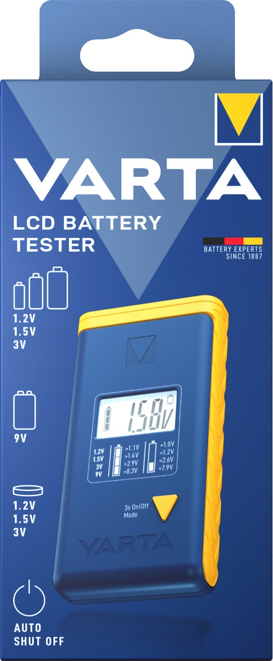 VARTA Batterietester Blau 893