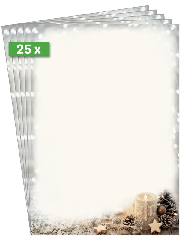 Sigel DIN A4 Briefpapier Mehrfarbig 90 g/m² 25 Stück
