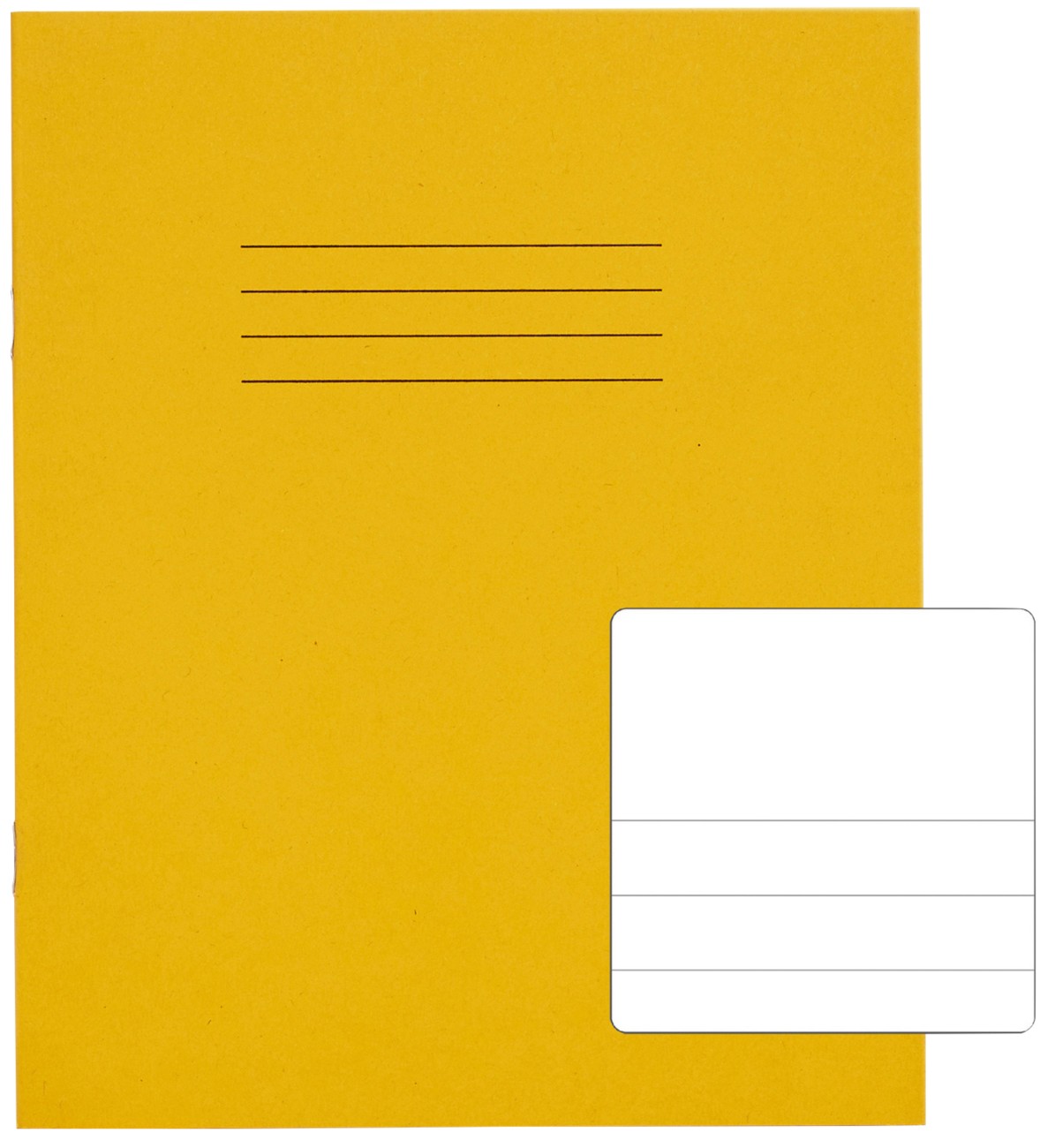 Rhino Exercise Book Ruled Stapled Side Bound Manila Soft Cover White 48 Pages Pack Of 100
