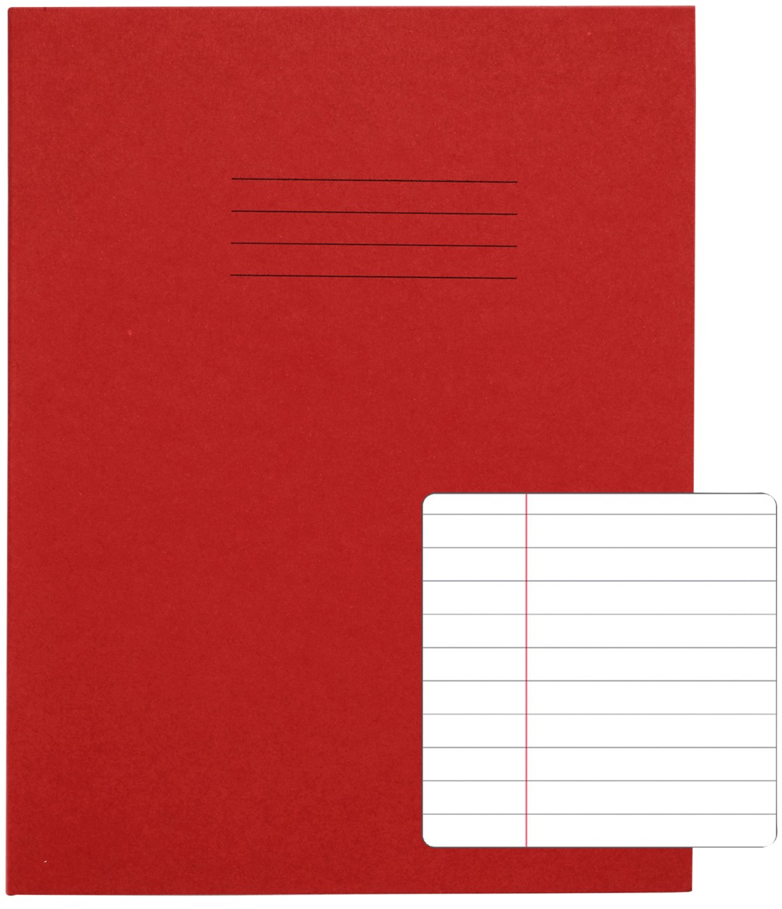 Rhino Exercise Book Ruled Stapled Side Bound Manila Soft Cover White 48 Pages Pack Of 100