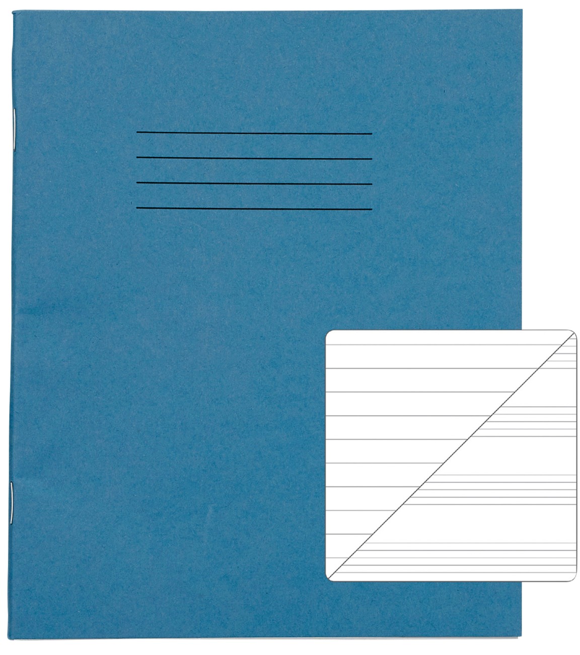 Rhino Exercise Book Ruled Stapled Side Bound Manila Soft Cover White 48 Pages Pack Of 100