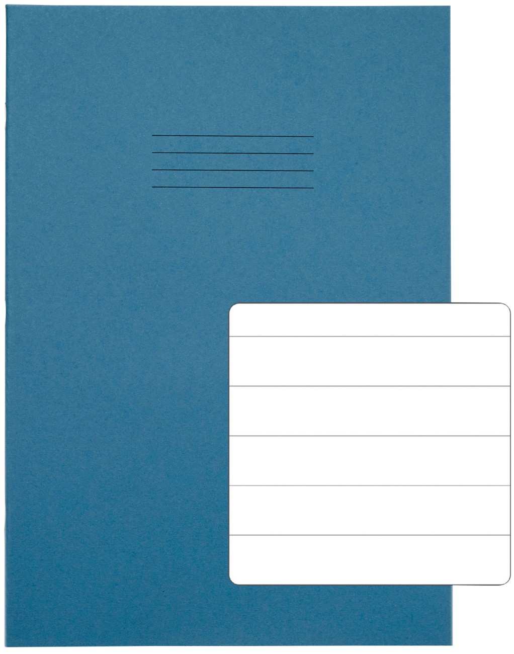 Rhino Exercise Book A4 Ruled Stapled Side Bound Manila Soft Cover White 32 Pages Pack Of 100
