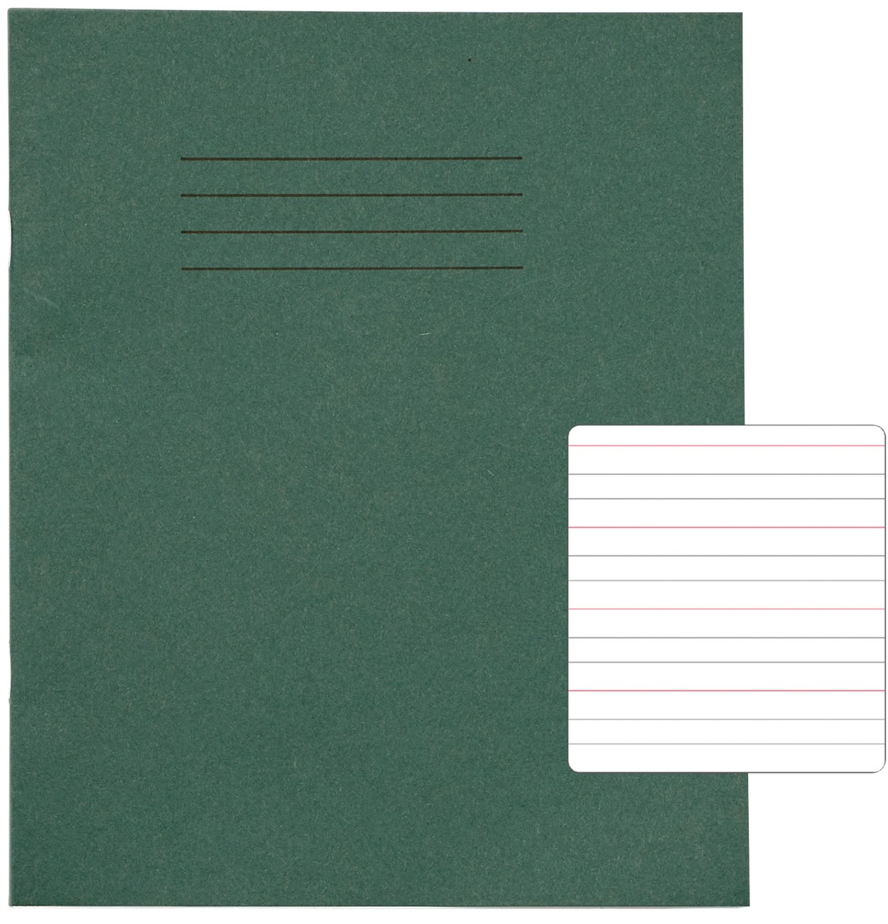 Rhino Exercise Book Ruled Stapled Side Bound Manila Soft Cover White 32 Pages Pack Of 100