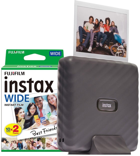 Fujifilm Instax Link Wide Instant Photo Printer Grey