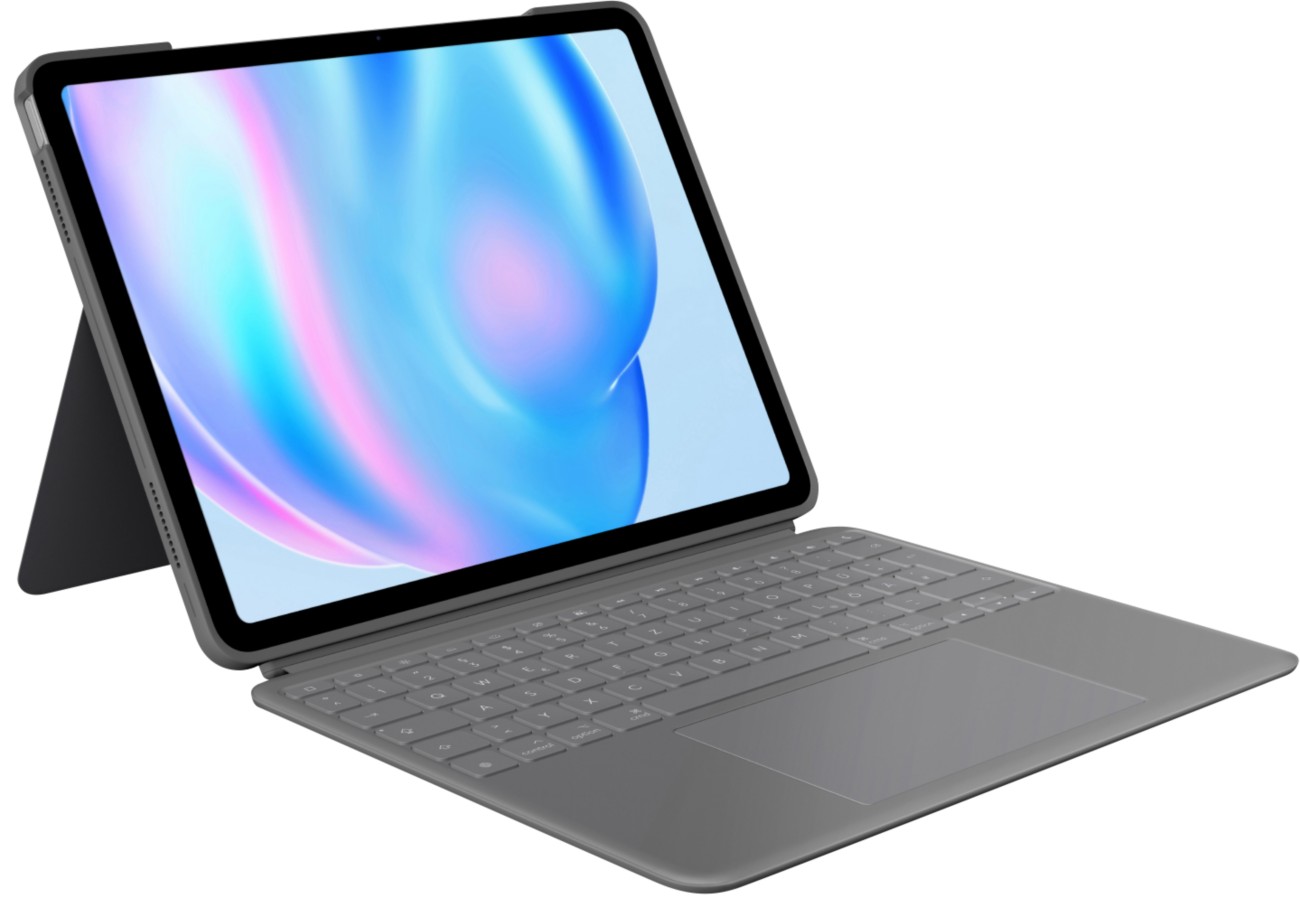 Logitech Combo Touch Tastaturabdeckung 920-012611 Kabellos QWERTZ (DE) Grau