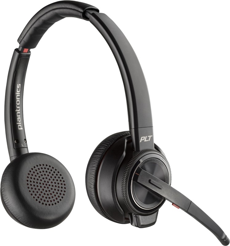 HP Poly Savi Kabellos Headset Freisprecheinrichtung ohne Bluetooth Mikrofon Stereo 8220-M Schwarz