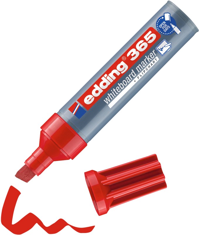 edding E-365 Whiteboard-Marker Rot Keilspitze 2 - 7 mm