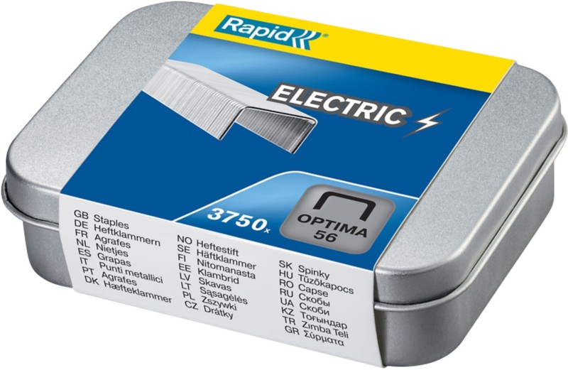 Thumbnail - Rapid Optima 56 Heftklammern 5001374 Verzinkter Stahl Silber 3750 Heftklammern