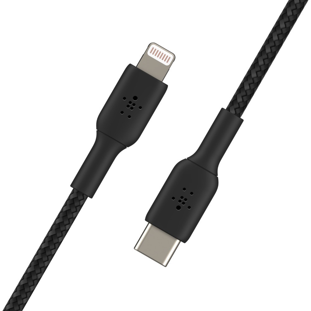 Belkin Ladekabel Apple Lightning auf USB--C Stecker 1 m Schwarz