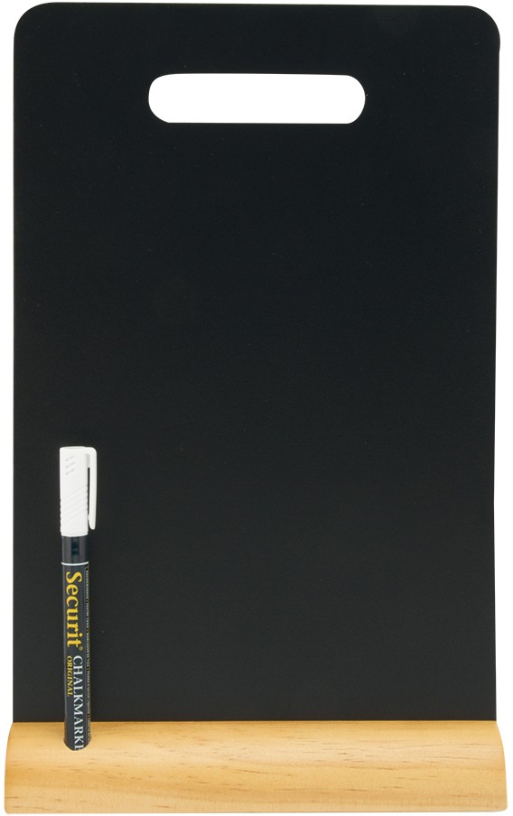 Securit Chalkboard Retangle 21 (W) X 6 (D) X 33.5 (H) Cm Black