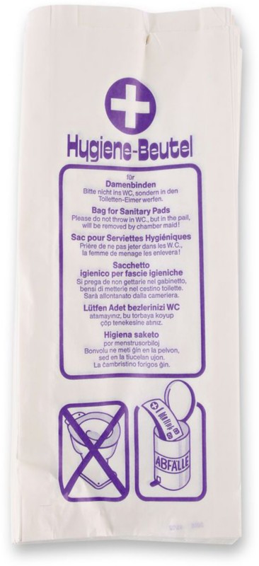 Hygostar Kraftpapier, PS (Polystyrol) Hygienebeutel 32288 1000 Stück