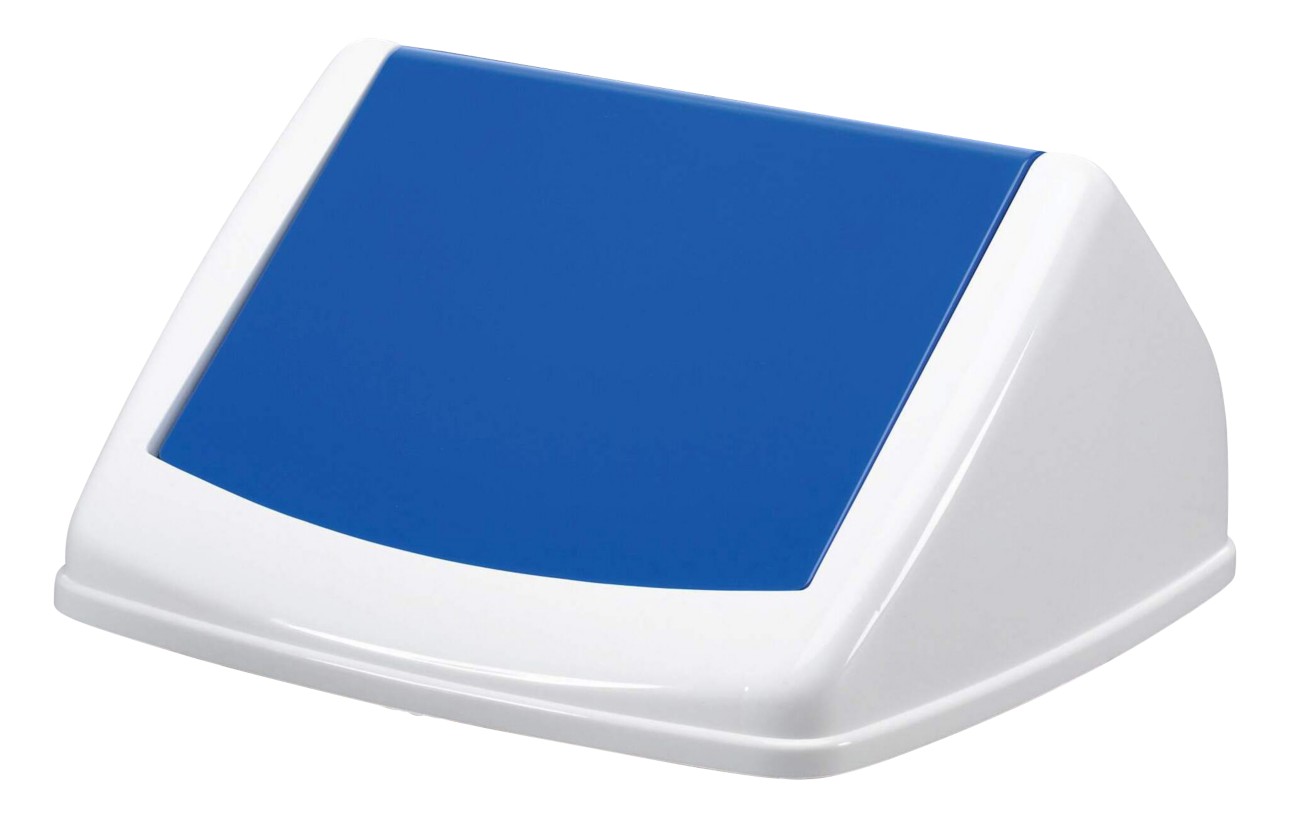 Durable 40L Square Flip Swing Lid Blue - Recycling Bin Lid - DURABIN - Image 5