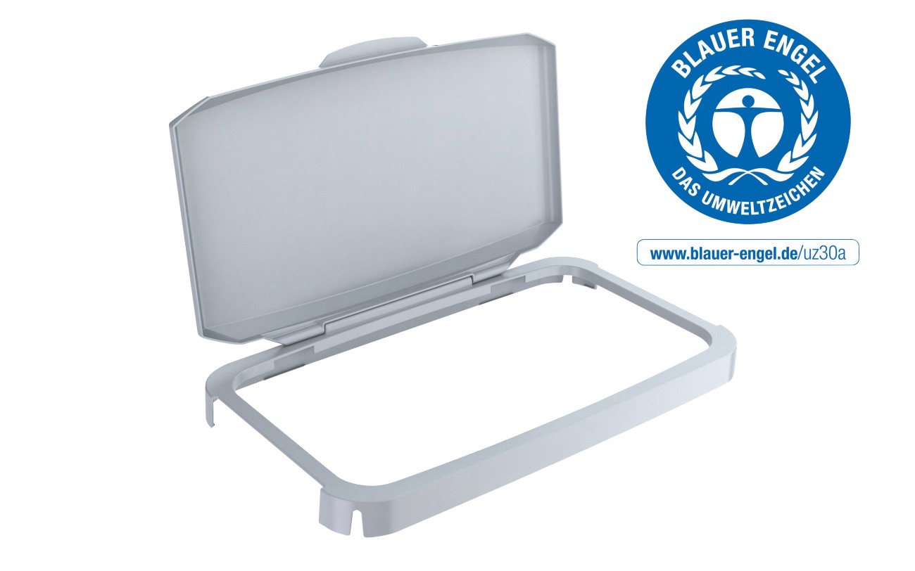 Durable Durabin Hinged Lid 60 L Grey Rectangular Pp (Polypropylene)