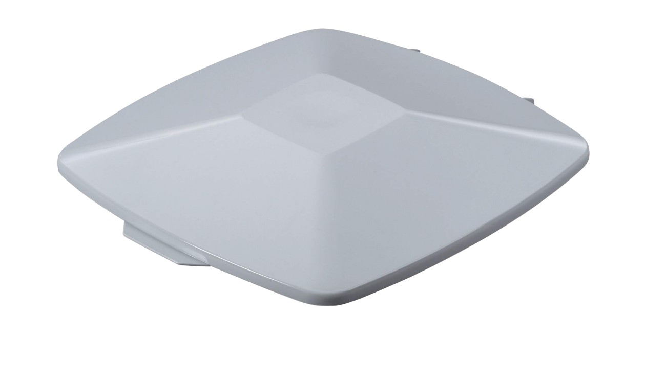 Durable Durabin Hinged Lid 40 L Grey Square Pp (Polypropylene)