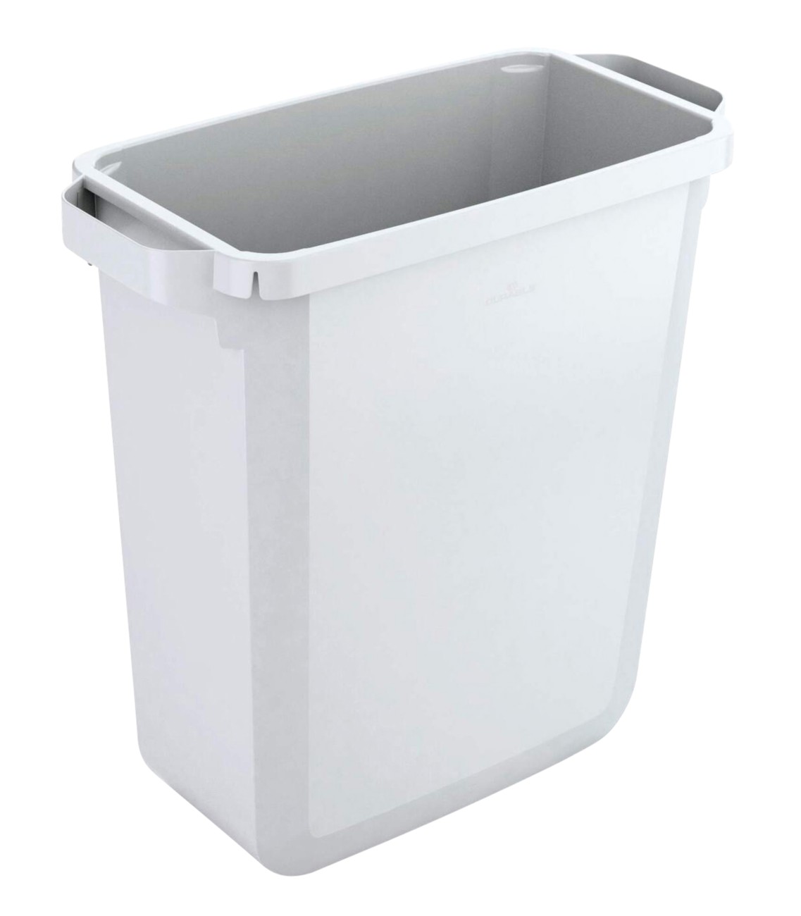 Durable DURABIN 60L Waste Bin - Rectangular Recycling Bin - Food Bin - White - Image 10