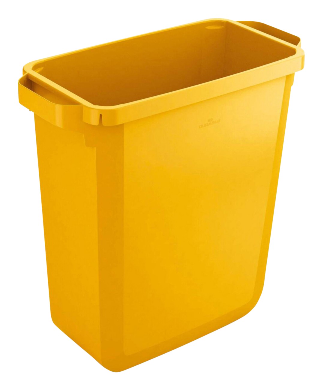 Durable DURABIN 60L Waste Bin - Rectangular Recycling Food Bin - Yellow - Image 7