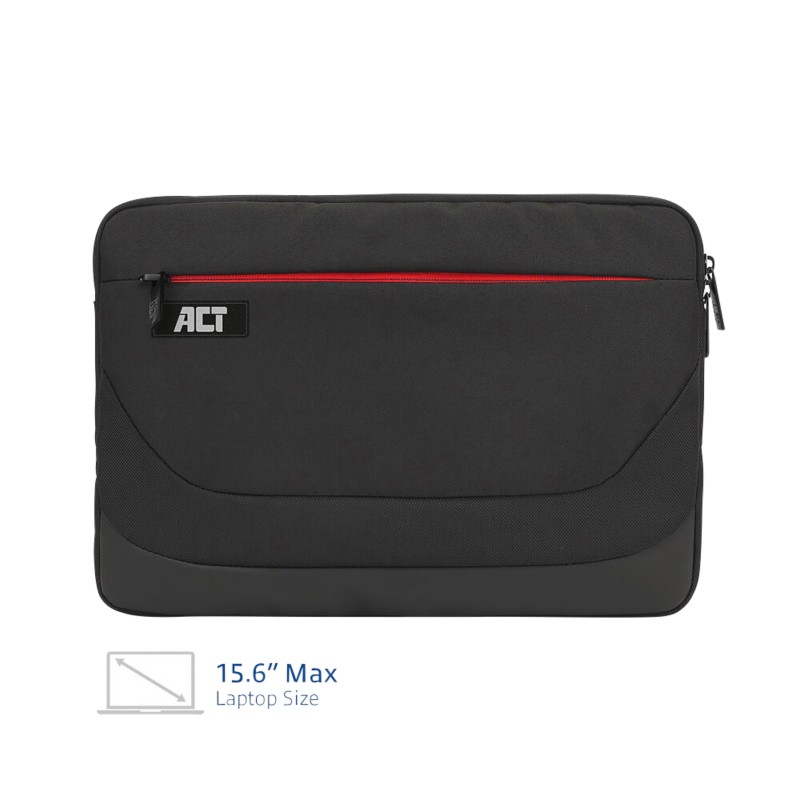 ACT Laptophülle 15,6? 41 x 2 x 30 cm PL (Polyester) Schwarz