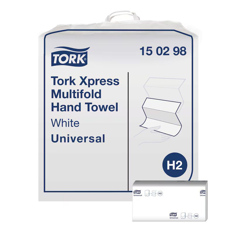 Tork Xpress Economical Hand Towels White 150298 Pack Of 18
