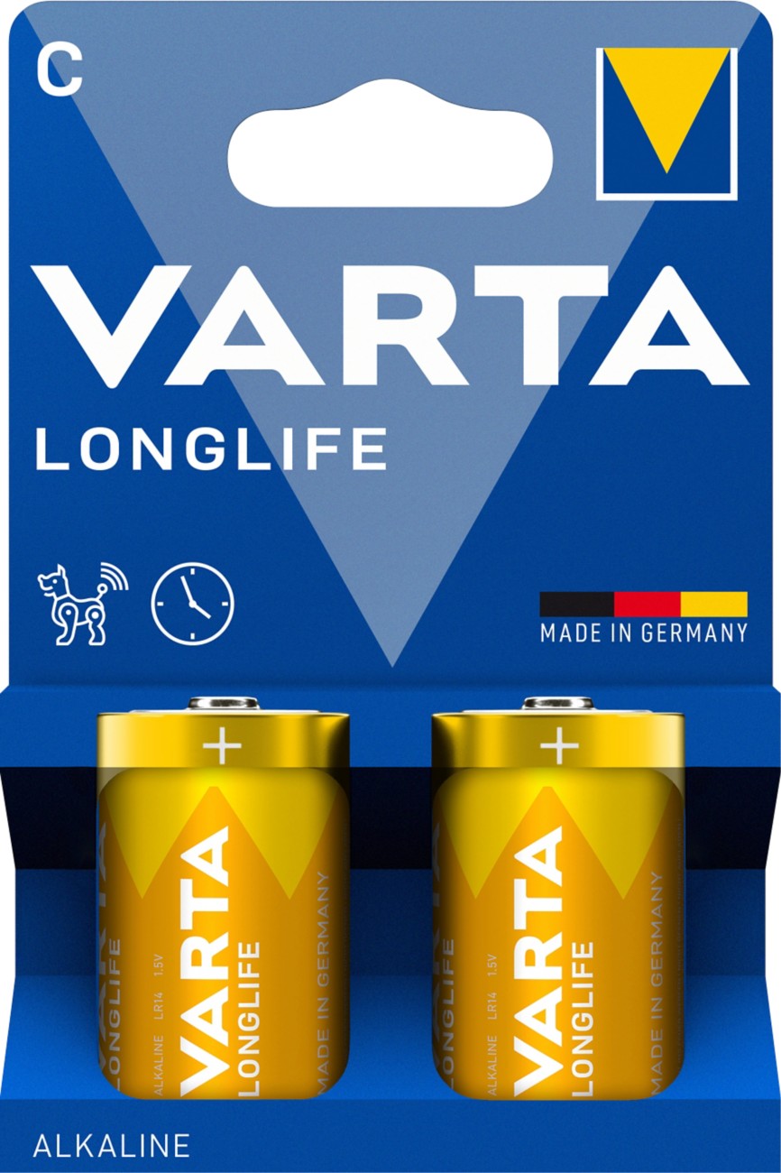 Thumbnail - VARTA Batterien Longlife LR14 LR14 Alkali 1.5 V 2 Stück