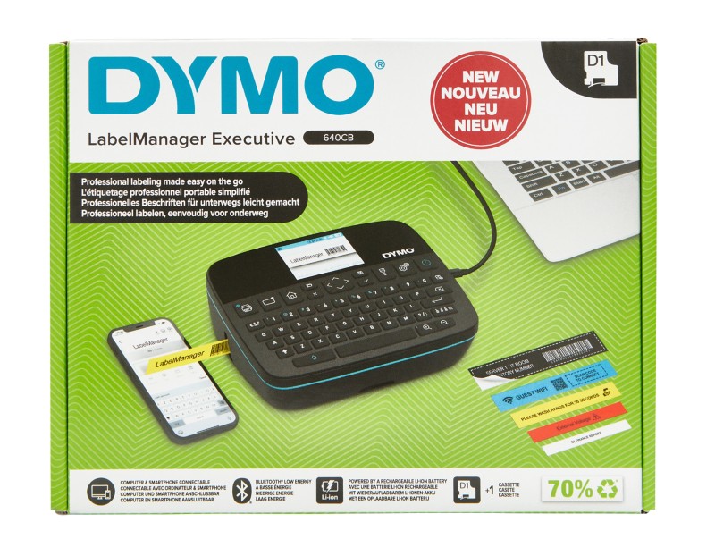 DYMO LabelManager Executive 640 CB Etikettendrucker Thermodruck QWERTY (GB) Schwarz