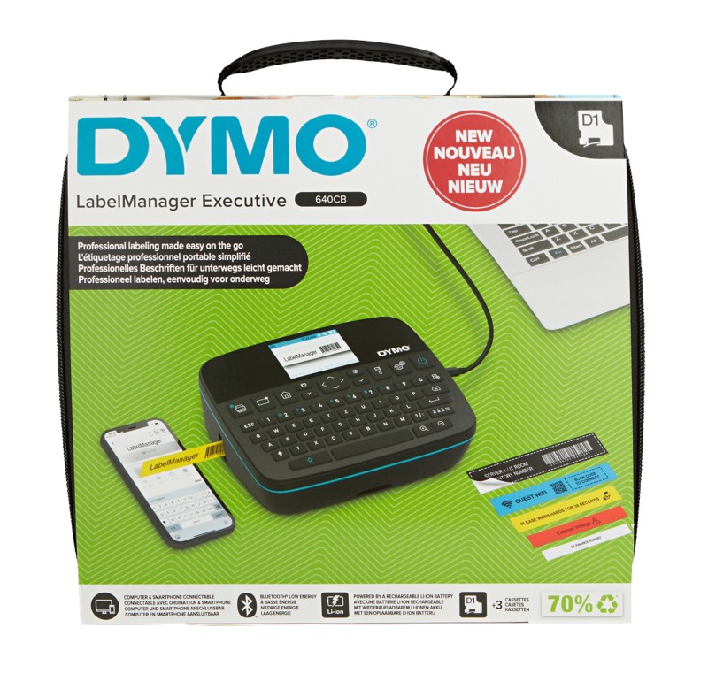 Thumbnail - DYMO Etikettendrucker-Kit Thermal QWERTZ Schwarz