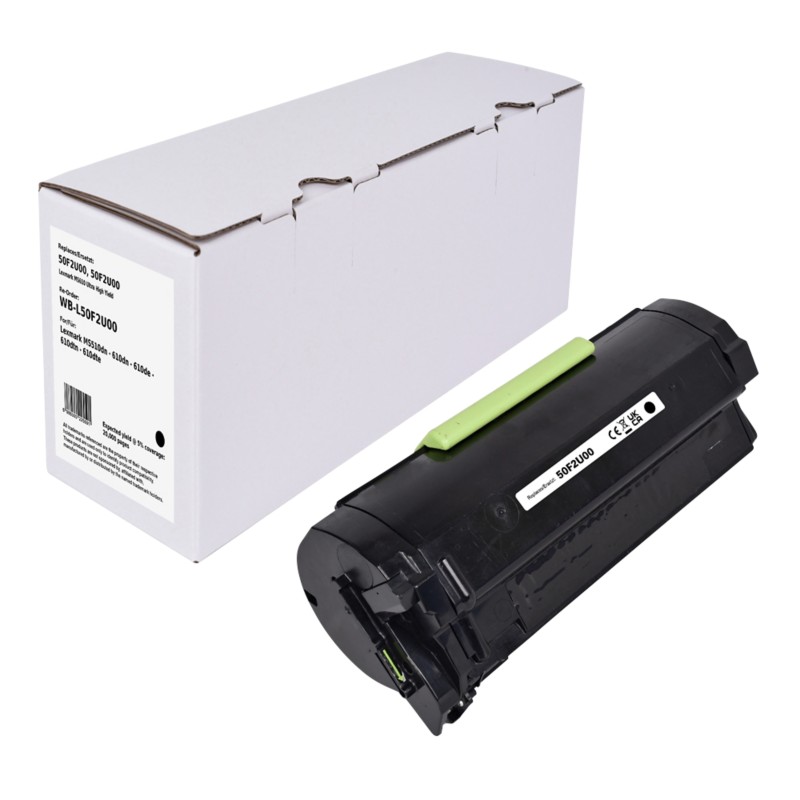 Tonerkartusche Kompatibel Lexmark 50F2U00 Schwarz