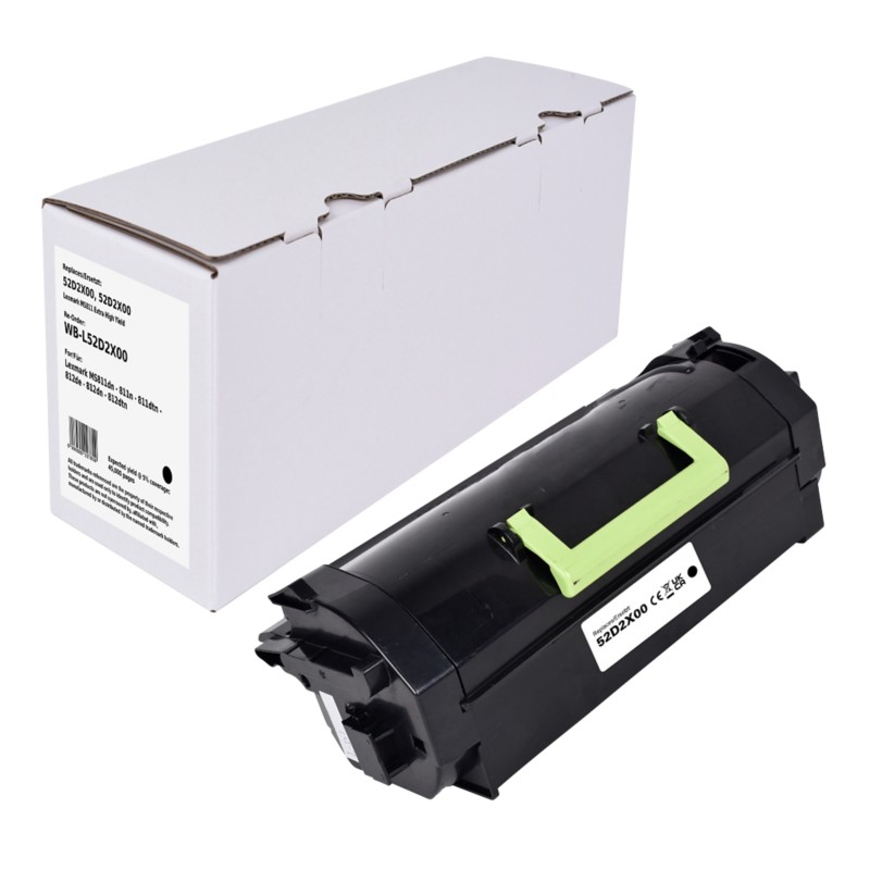 Tonerkartusche Kompatibel Lexmark 52D2X00 Schwarz